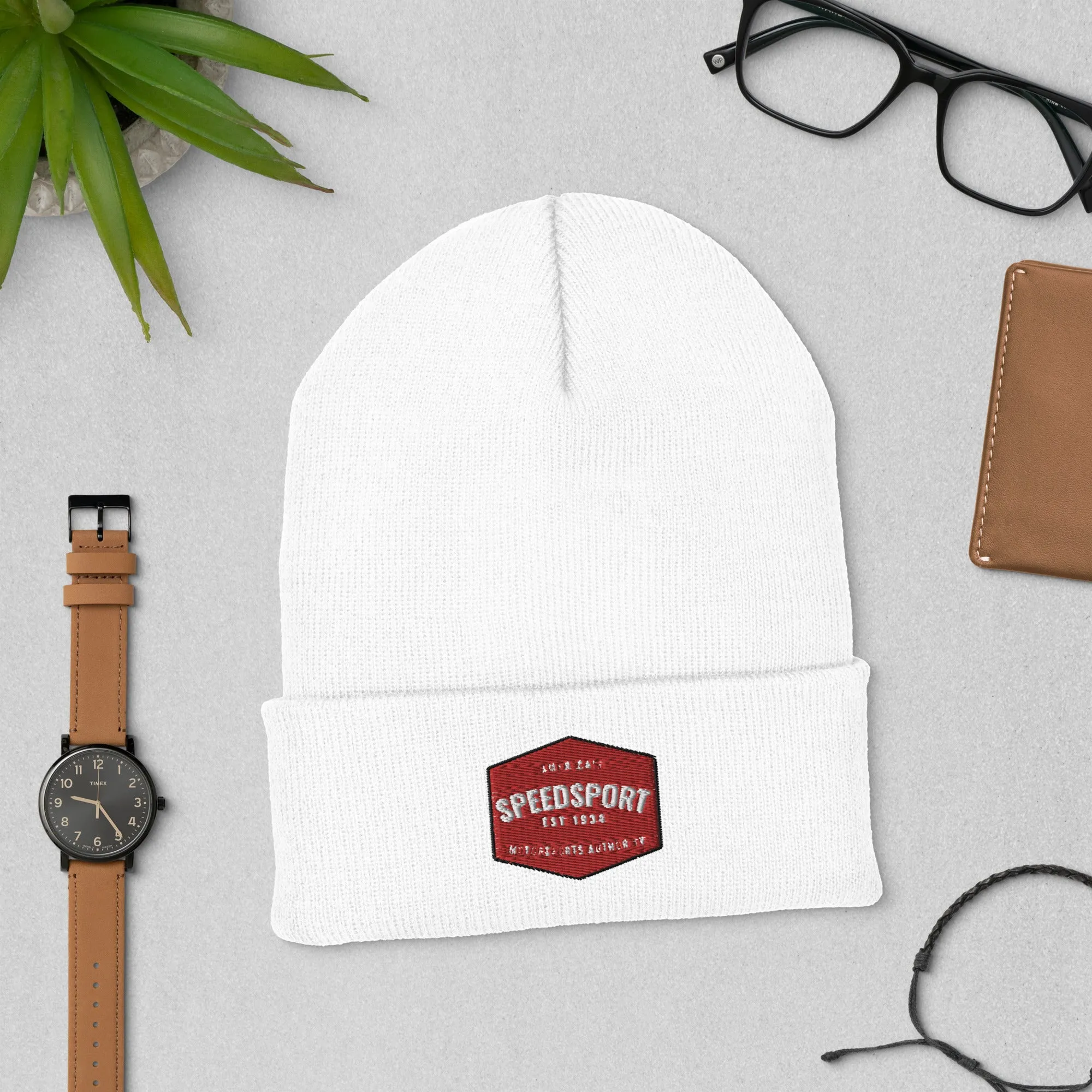 Cuffed Beanie with vintage SPEED SPORT "Hexagon" logo