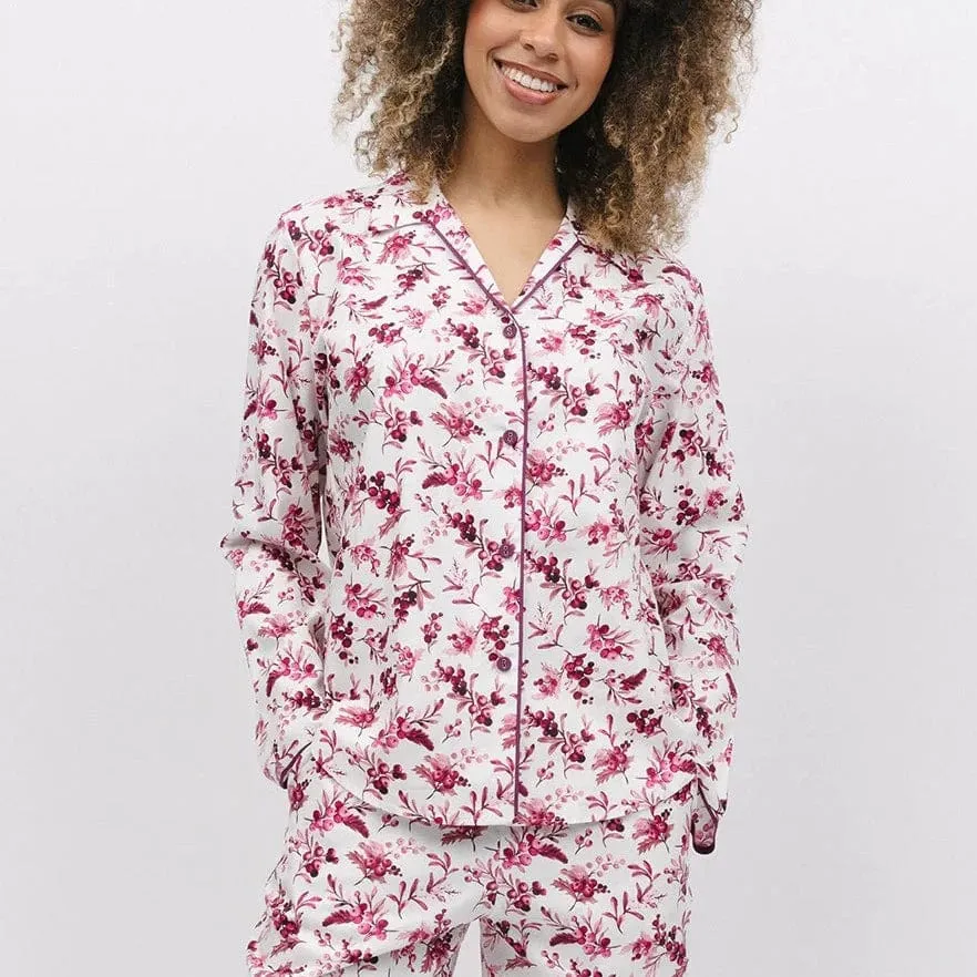 Cyberjammies Eve Berry Print Pyjama Top