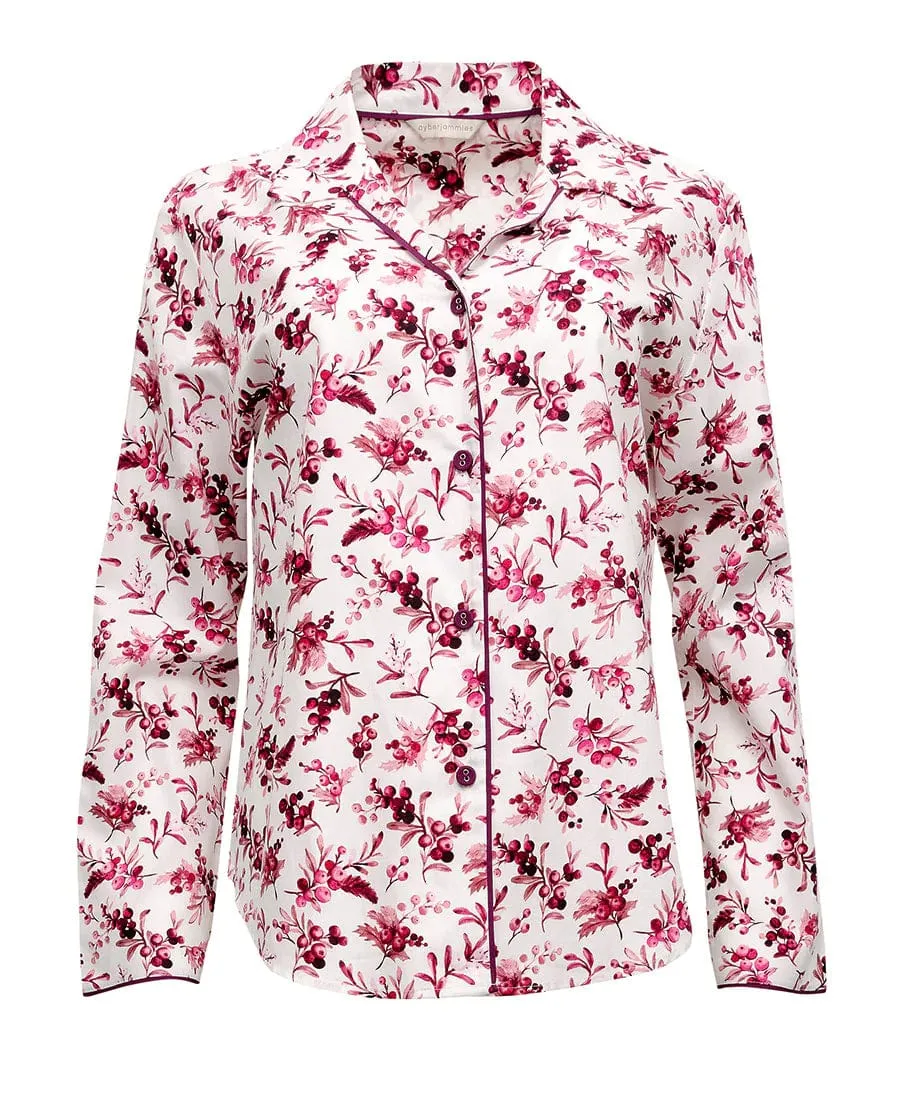 Cyberjammies Eve Berry Print Pyjama Top