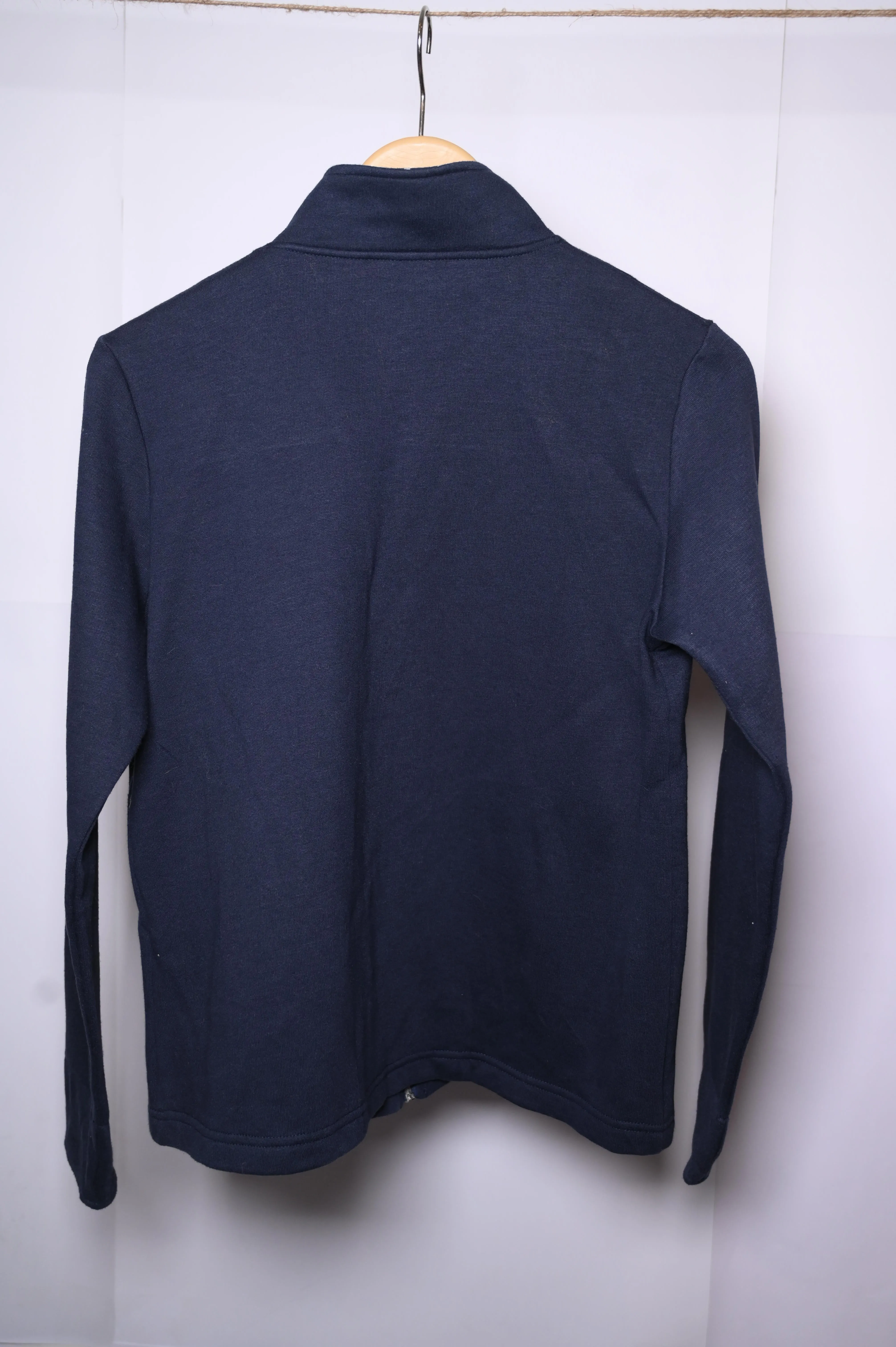 Damart Navy Blue Zipper Jacket