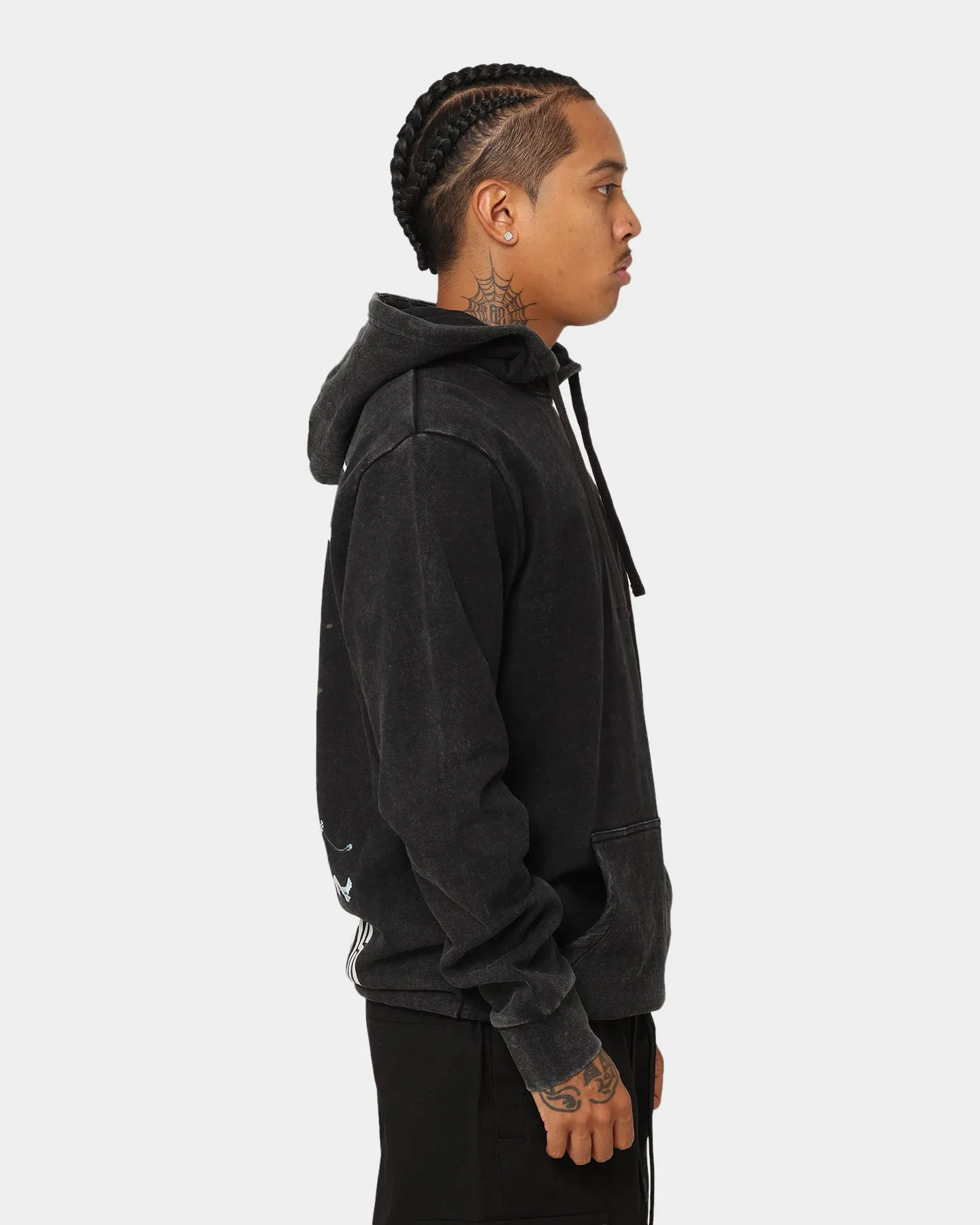 Deathrow Records Still Smokin Sublimated Hoodie Black