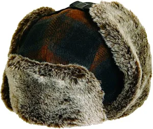 Dorfman Pacific Plaid Trapper Hat