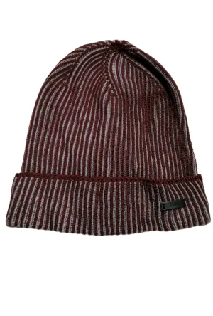 Ebalerio Beanie (Maroon/Grey) - 50392074604