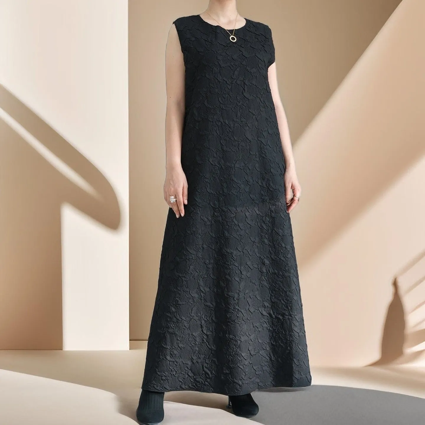 Embossed winter Inner slip dress