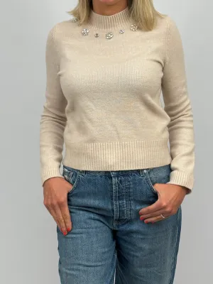 EMME Cream Gem Sweater