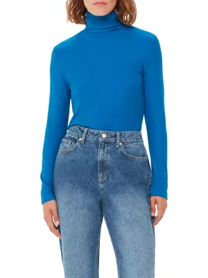 Essential Ribbed Polo Cobalt Blue