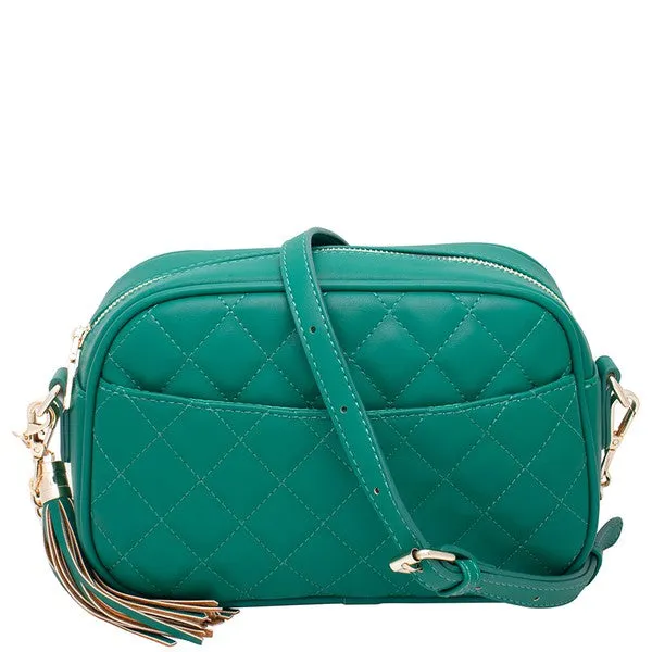Everyday Essential Quilted Crossbody - Green