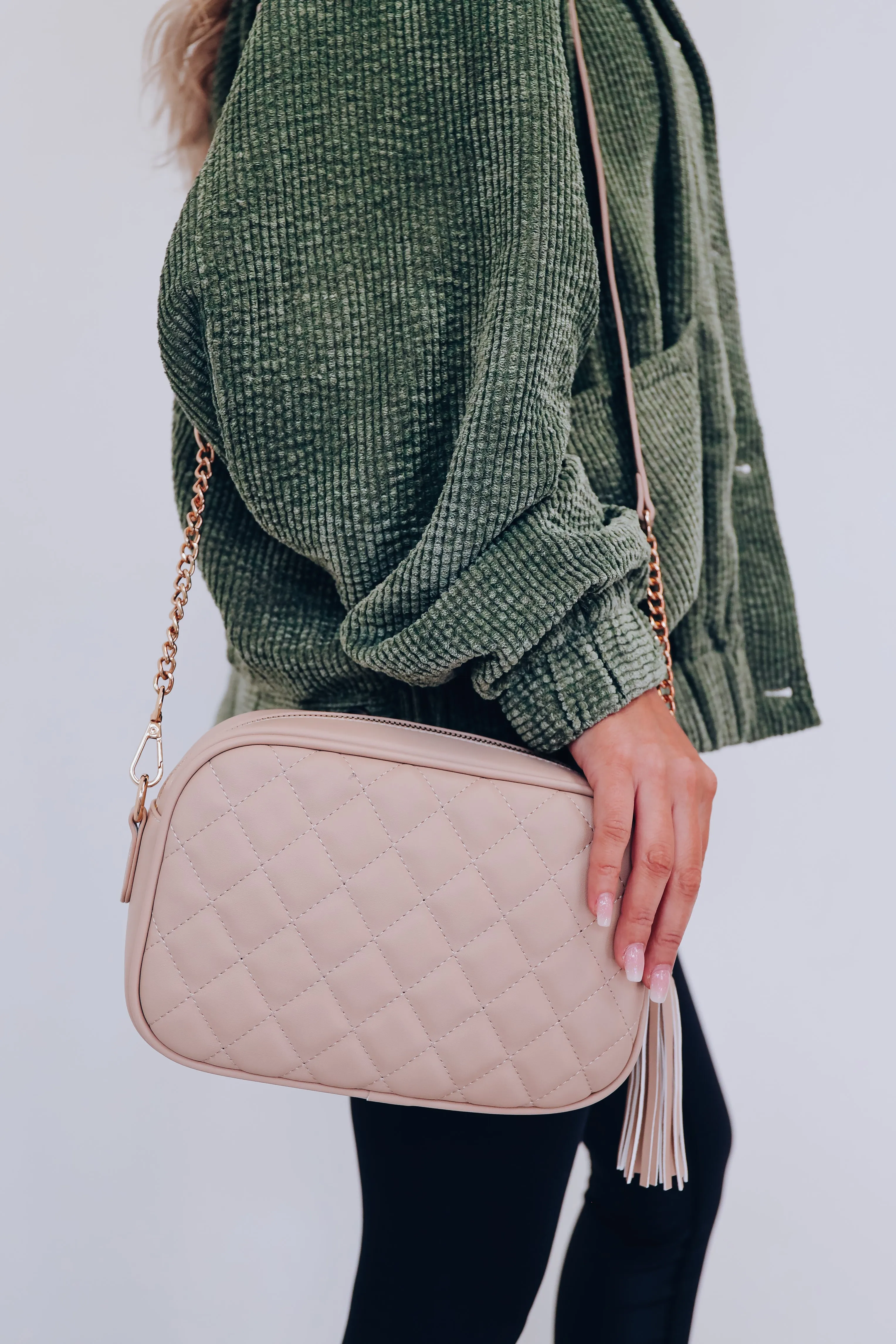 Everyday Essential Quilted Crossbody - Neutral