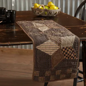 Farmhouse Star Quilted Runner 13x36"