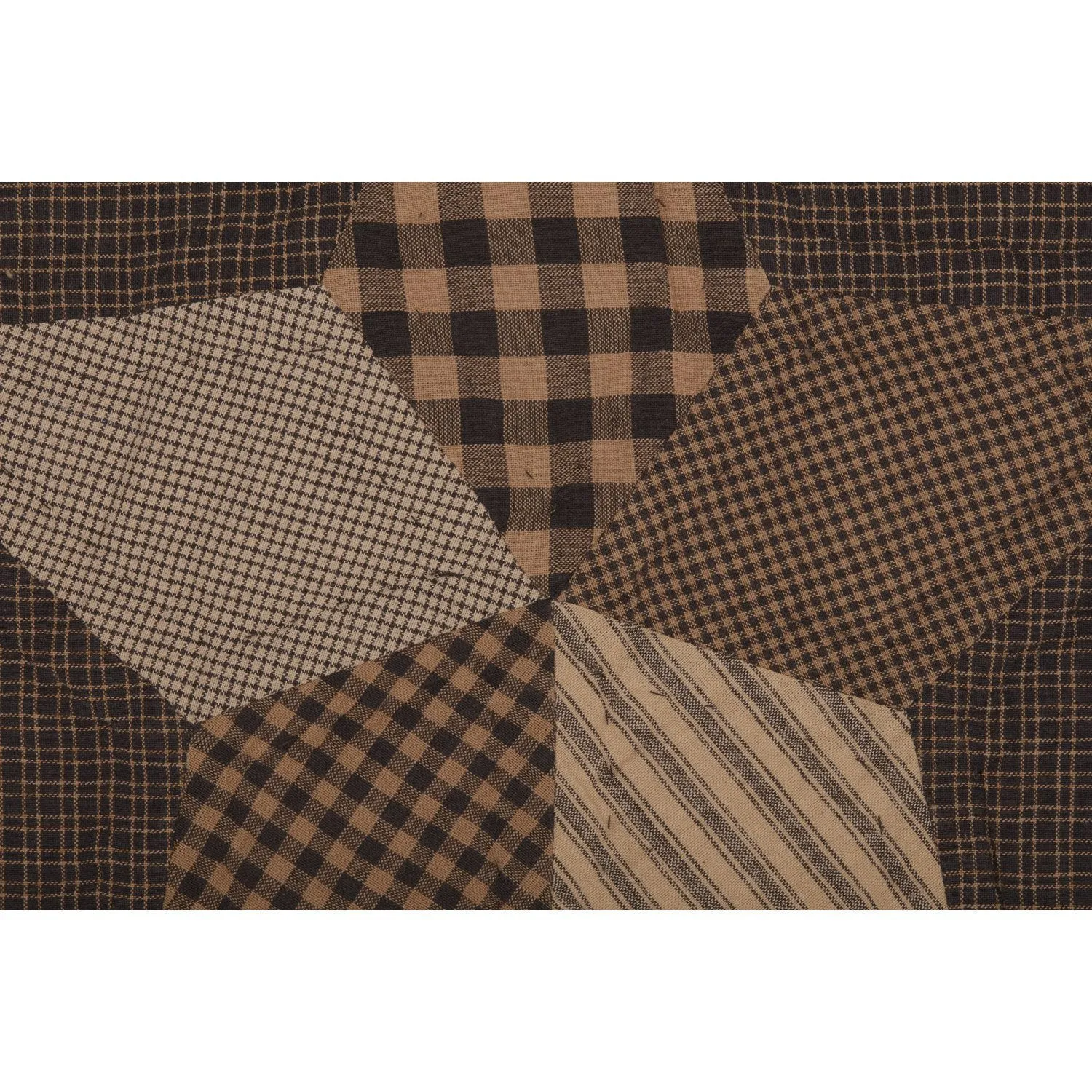 Farmhouse Star Quilted Runner 13x72"
