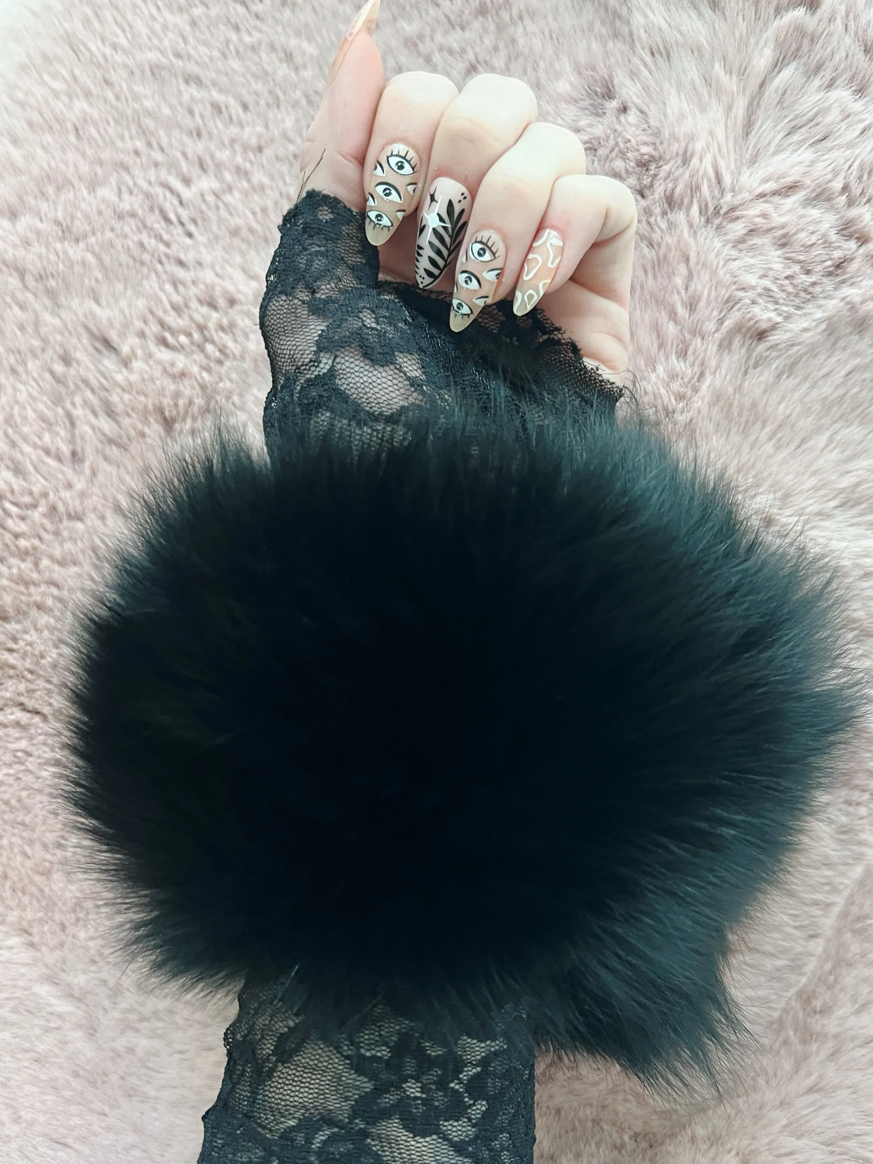 Fur cuffs
