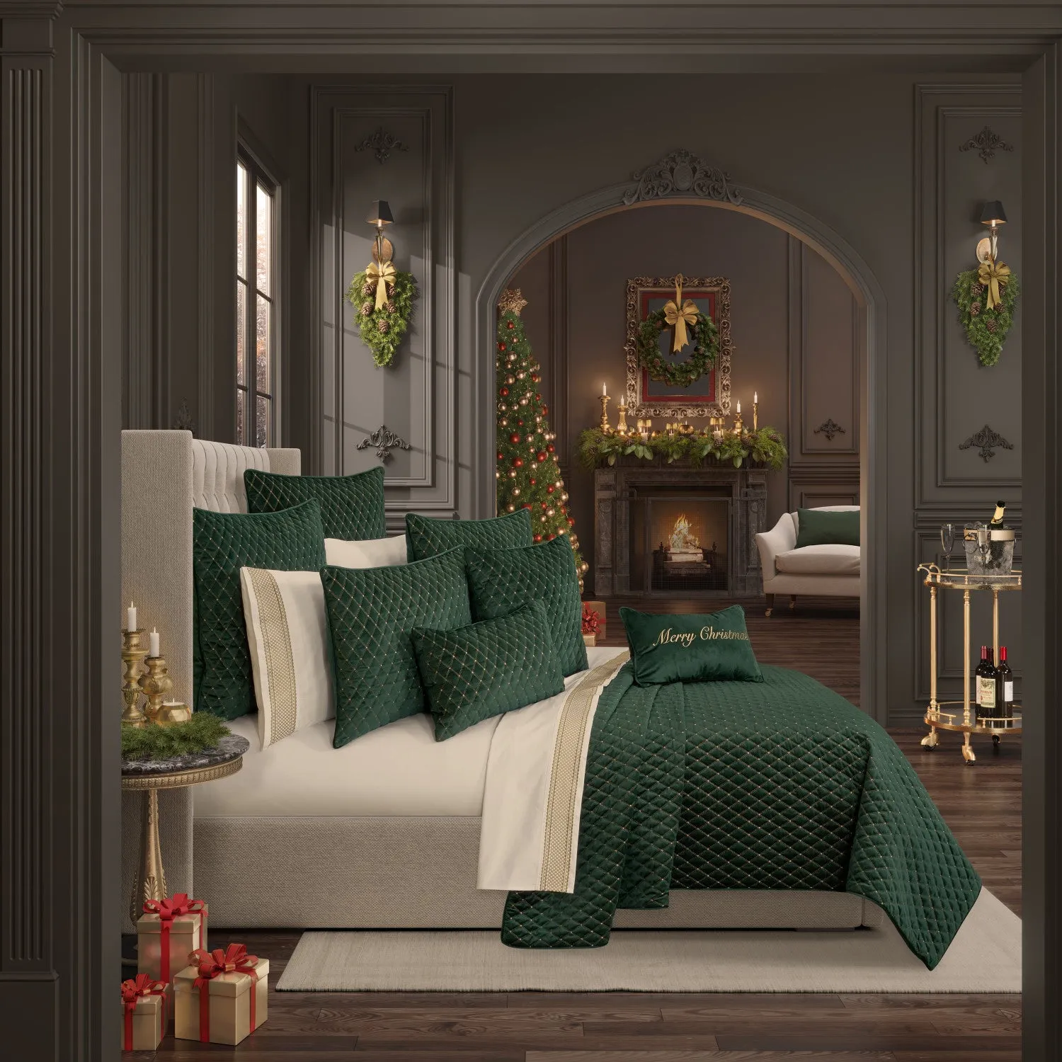 Grandeur Euro Quilted Sham