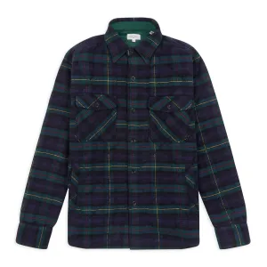 Hartford Peter Quilted Over Shirt - Tartan