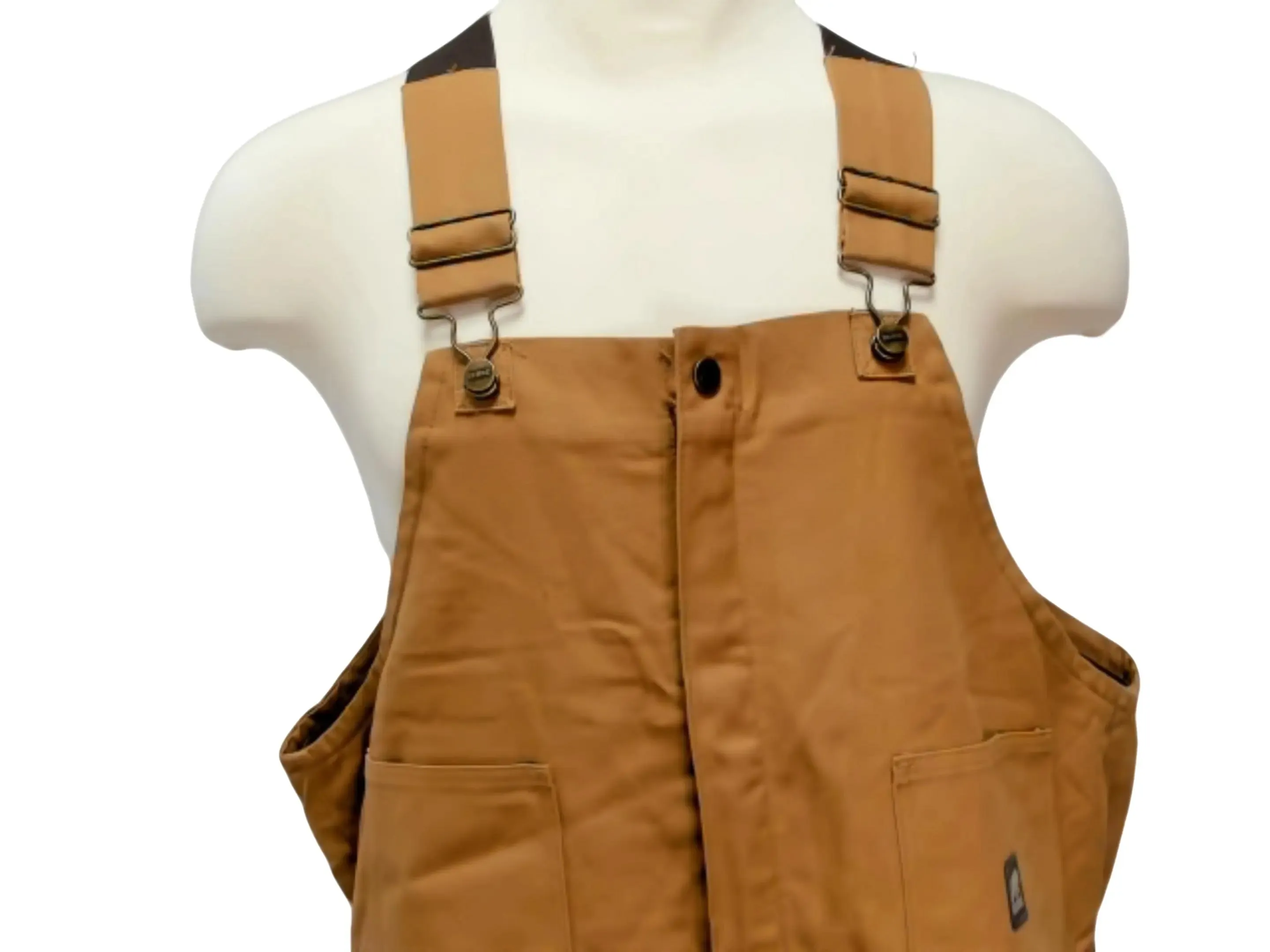 Heavy Quilted Overalls Large