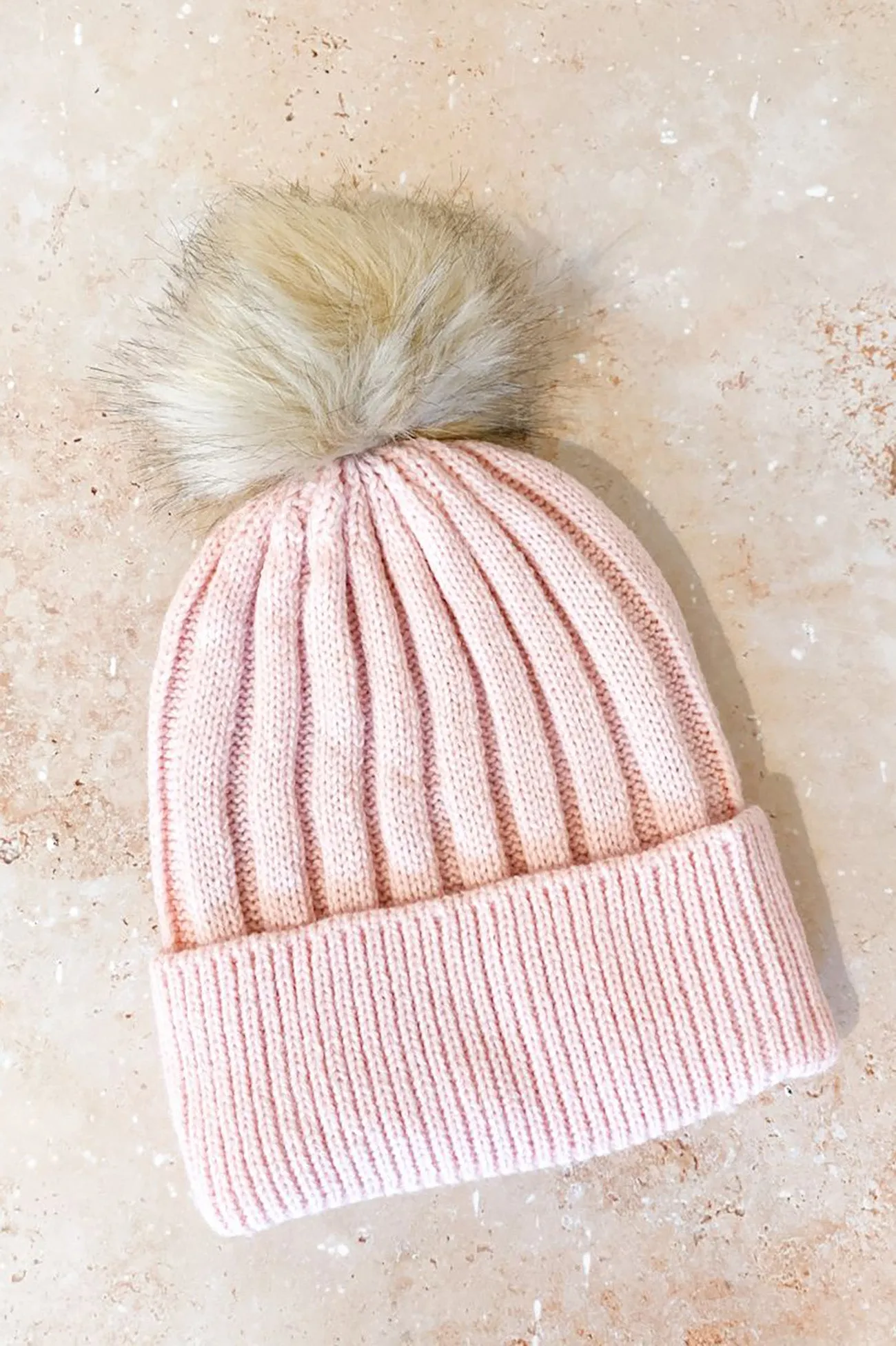 Hewson Knitted Beanie Pink