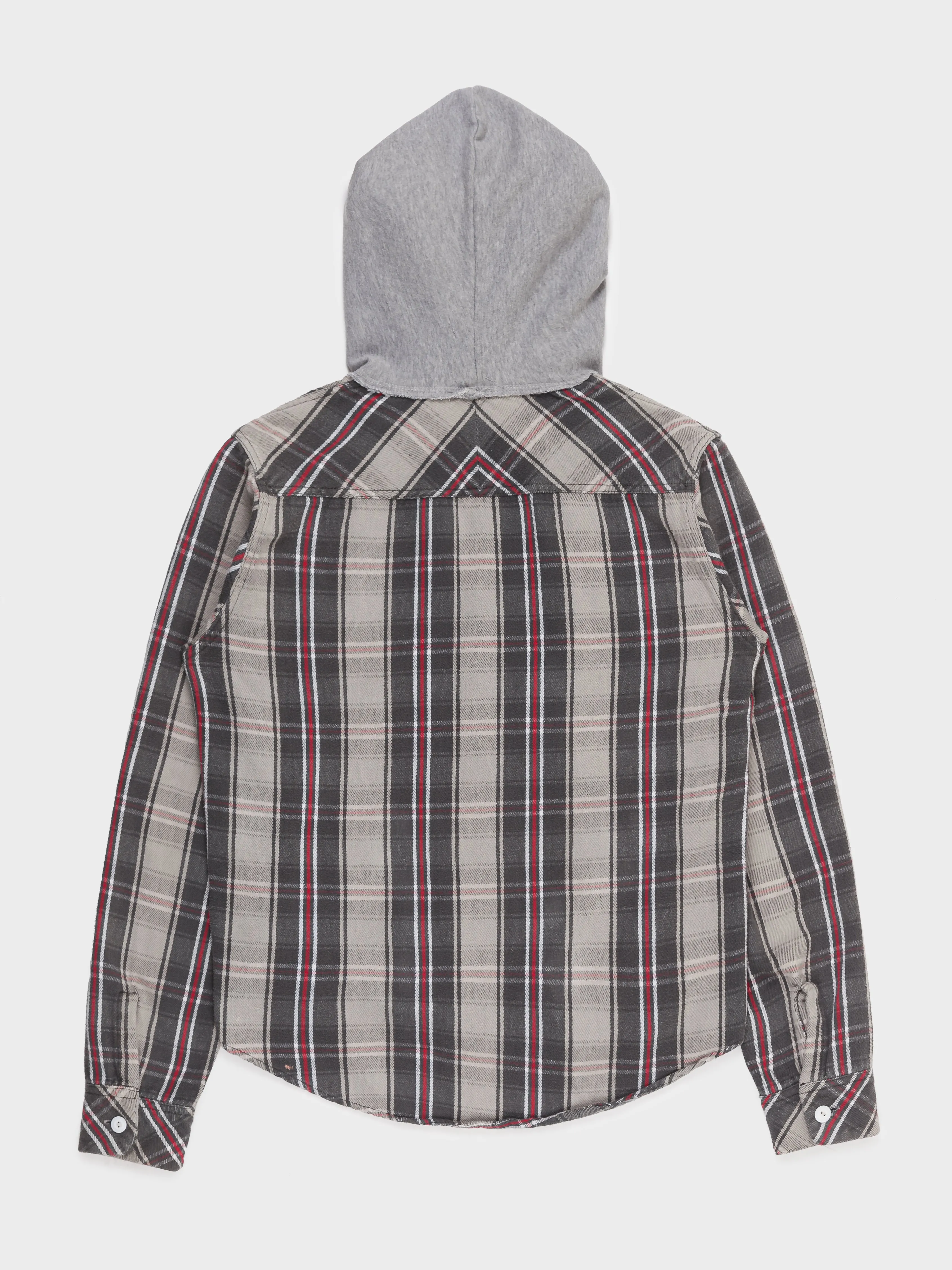Hybrid Flannel Hoodie