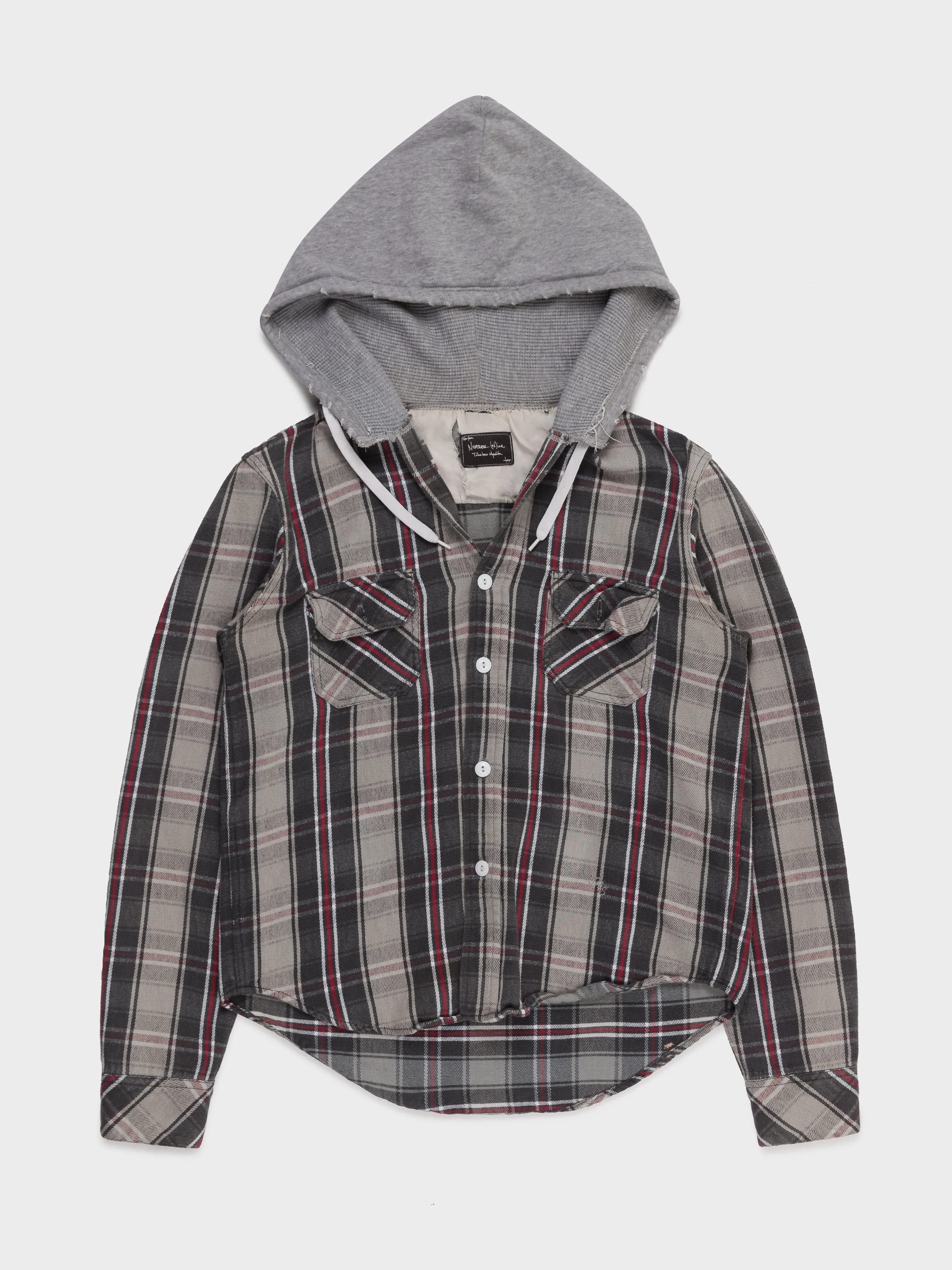 Hybrid Flannel Hoodie