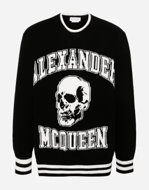 Intarsia-Logo Sweater