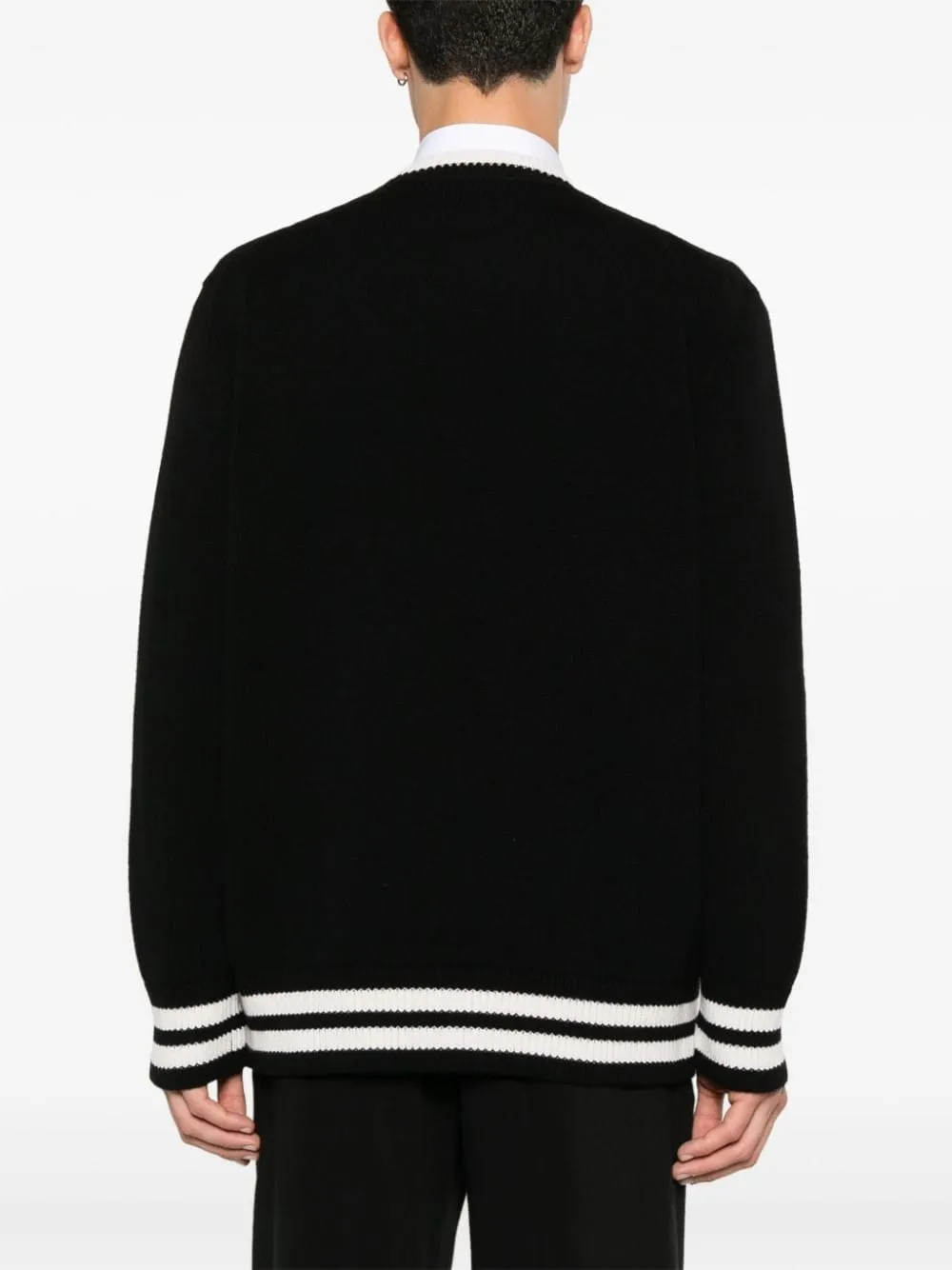 Intarsia-Logo Sweater