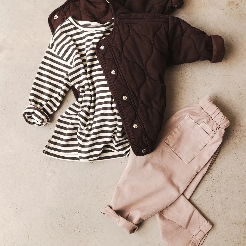 Jacke Quilted Umber