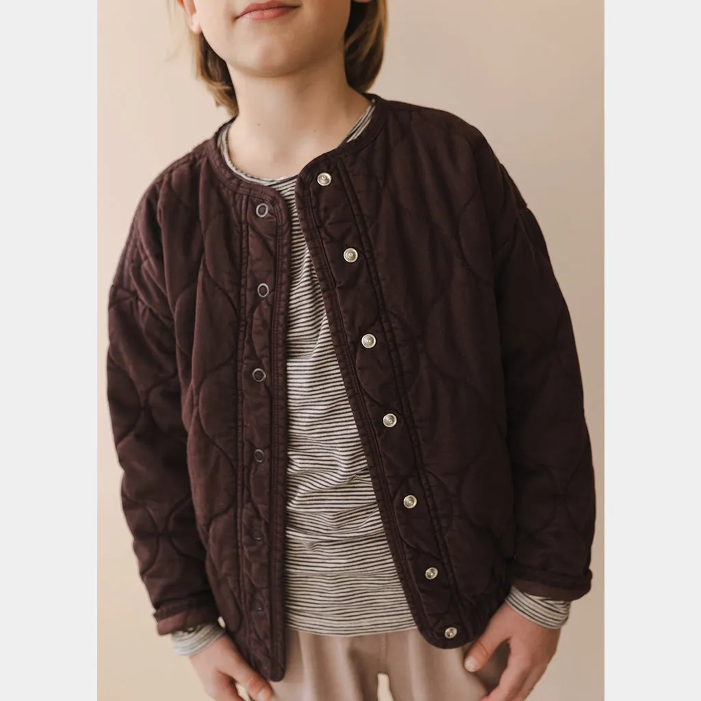 Jacke Quilted Umber