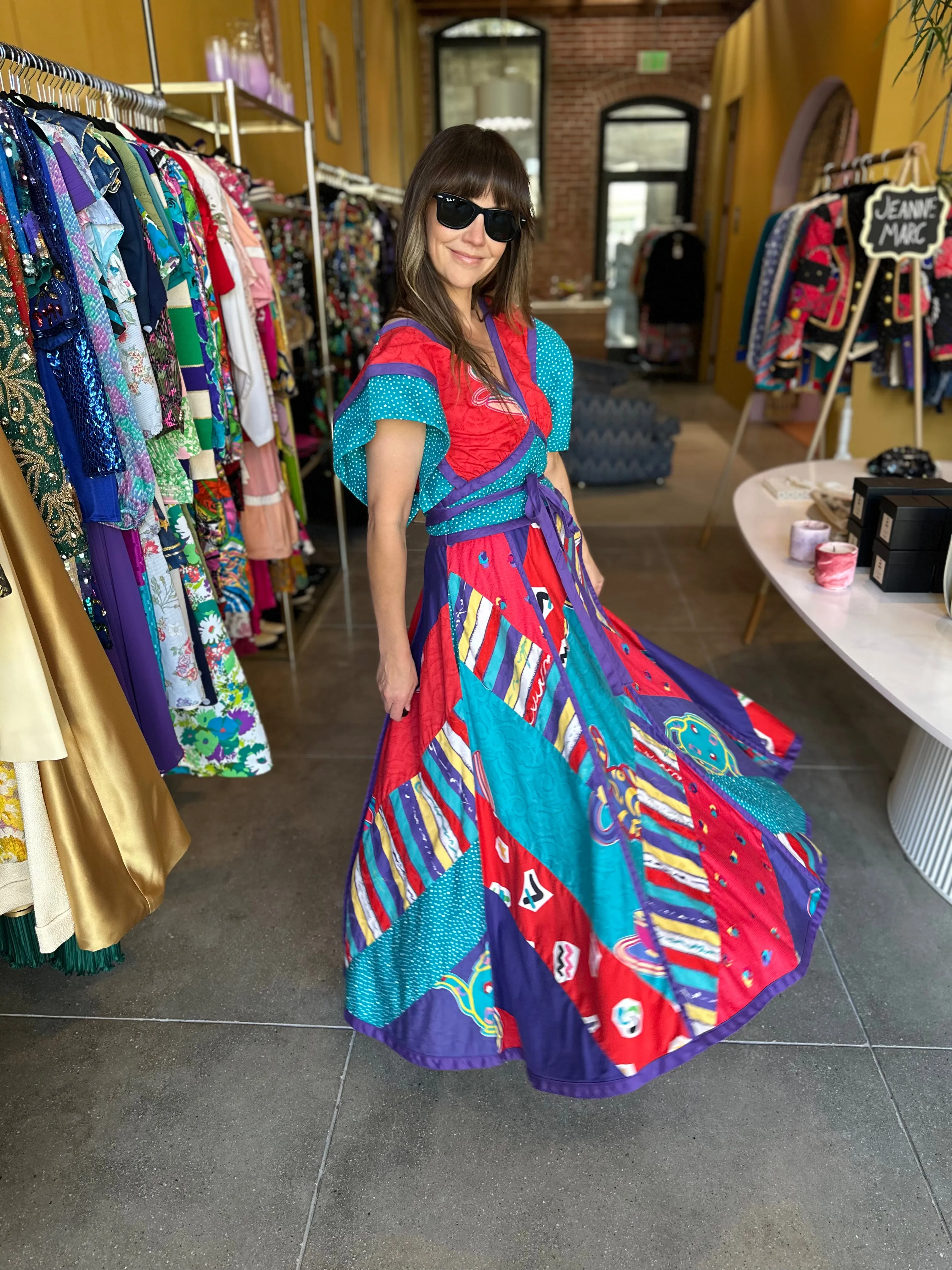 Jean Mark Wrap Dress