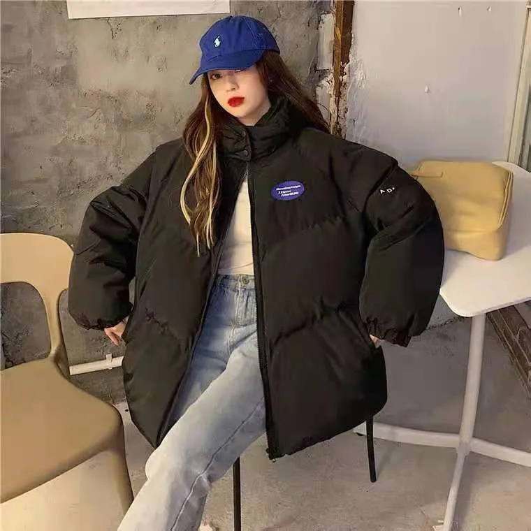 Joskaa Christmas Gift Women's down jacket 2024 new style women's bread jacket quilted jacket winter clothing tide thick super thick mid-length season