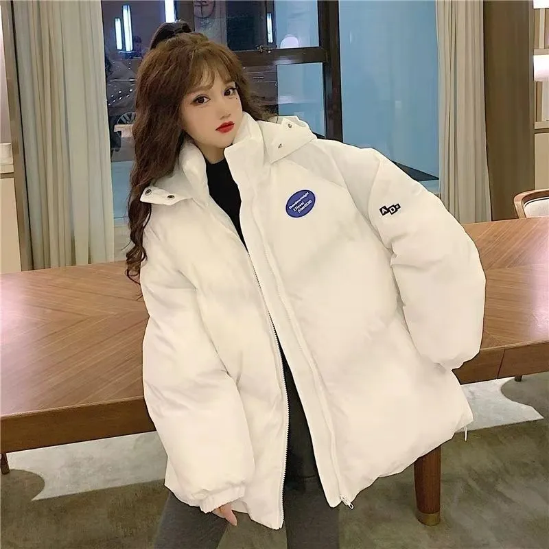 Joskaa Christmas Gift Women's down jacket 2024 new style women's bread jacket quilted jacket winter clothing tide thick super thick mid-length season