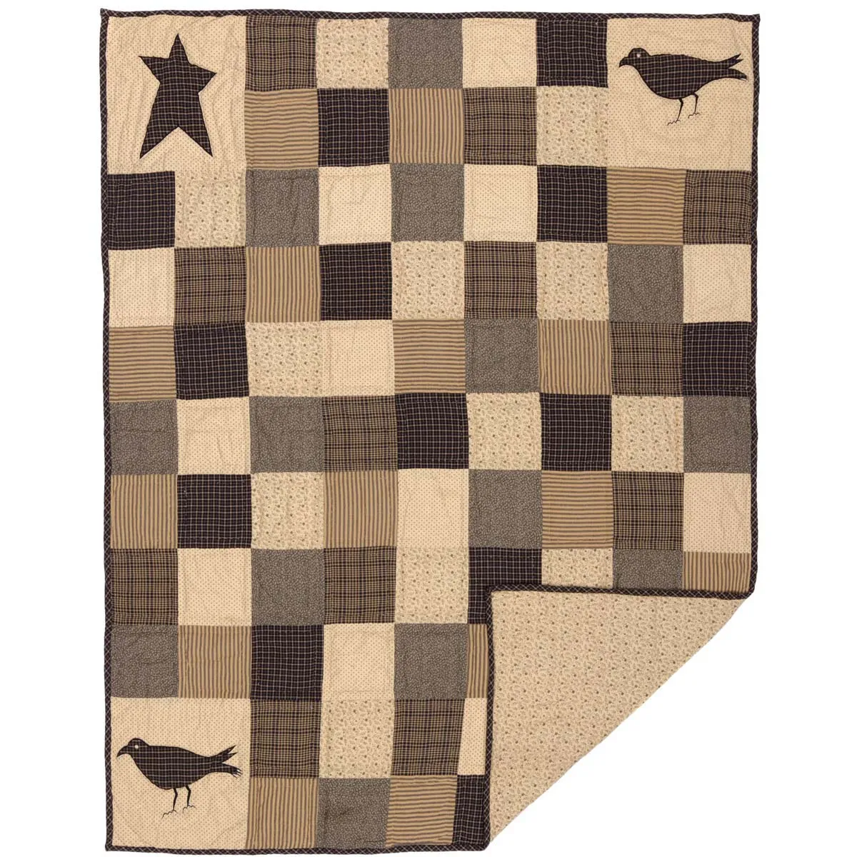 Kettle Grove Patchwork Quilted Throw
