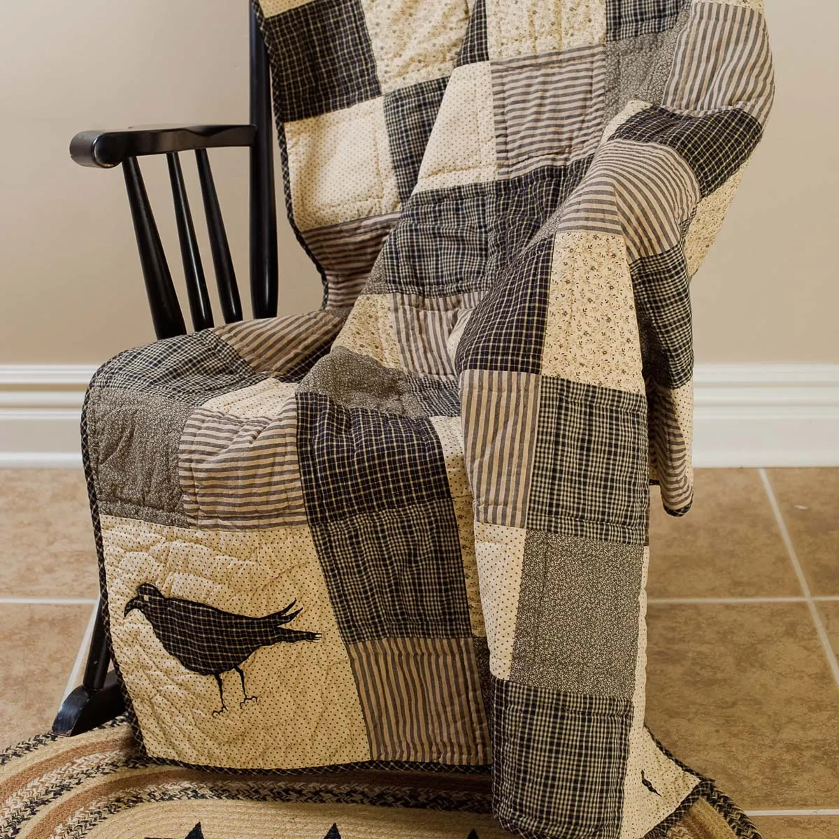 Kettle Grove Patchwork Quilted Throw