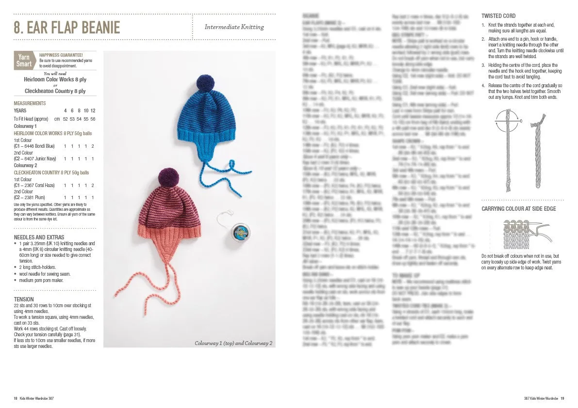 Kids Winter Wardrobe Knitting Book 367