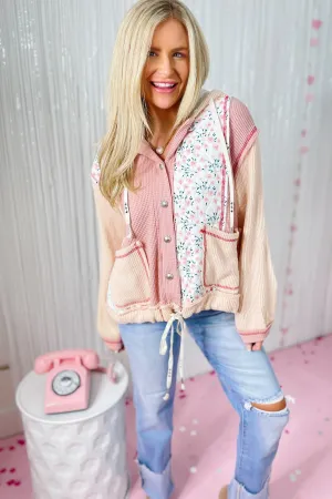 Lenny Long Sleeve Quilted Hoodie Jacket