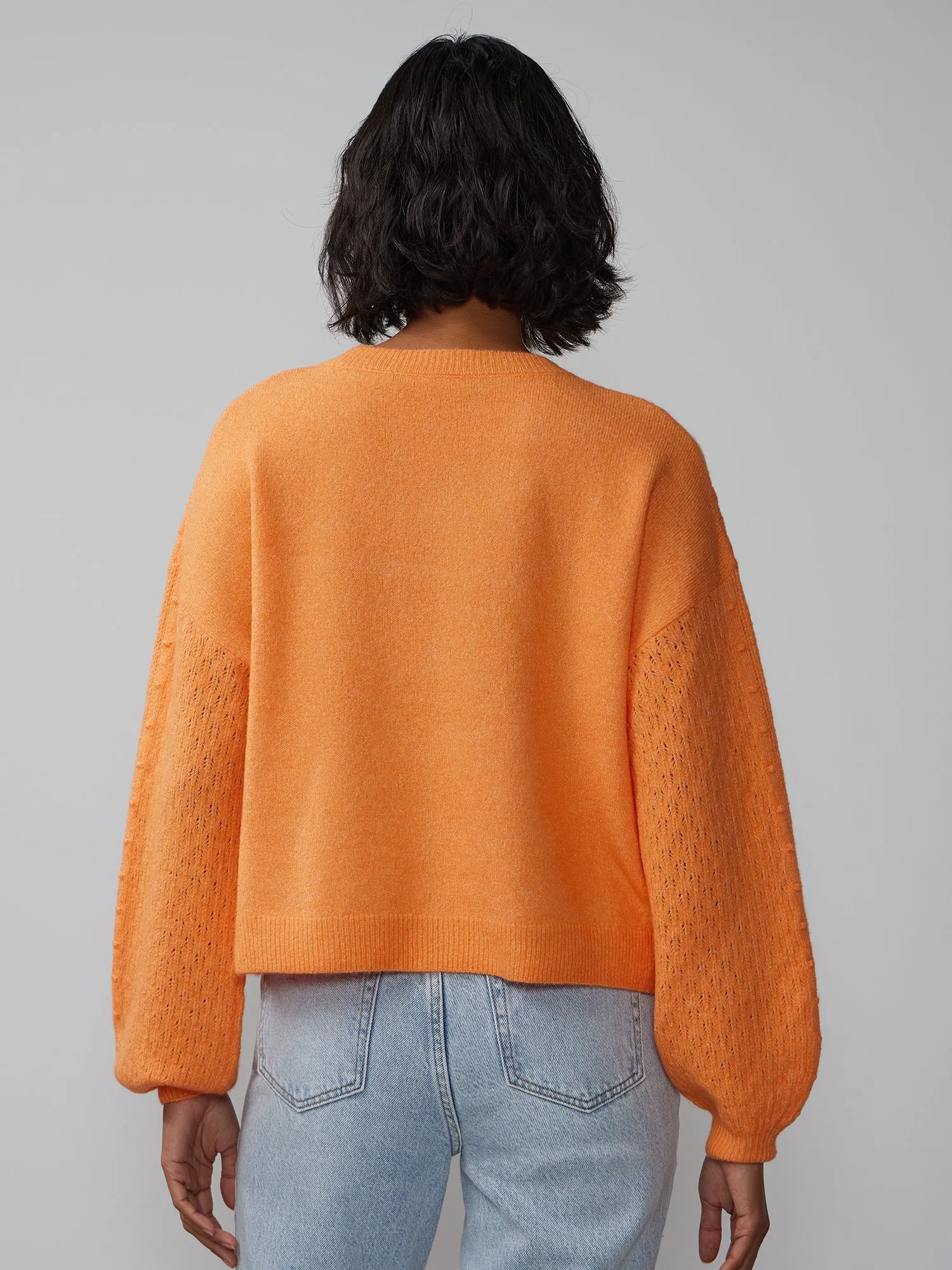 Long Sleeve Bobble Sweater