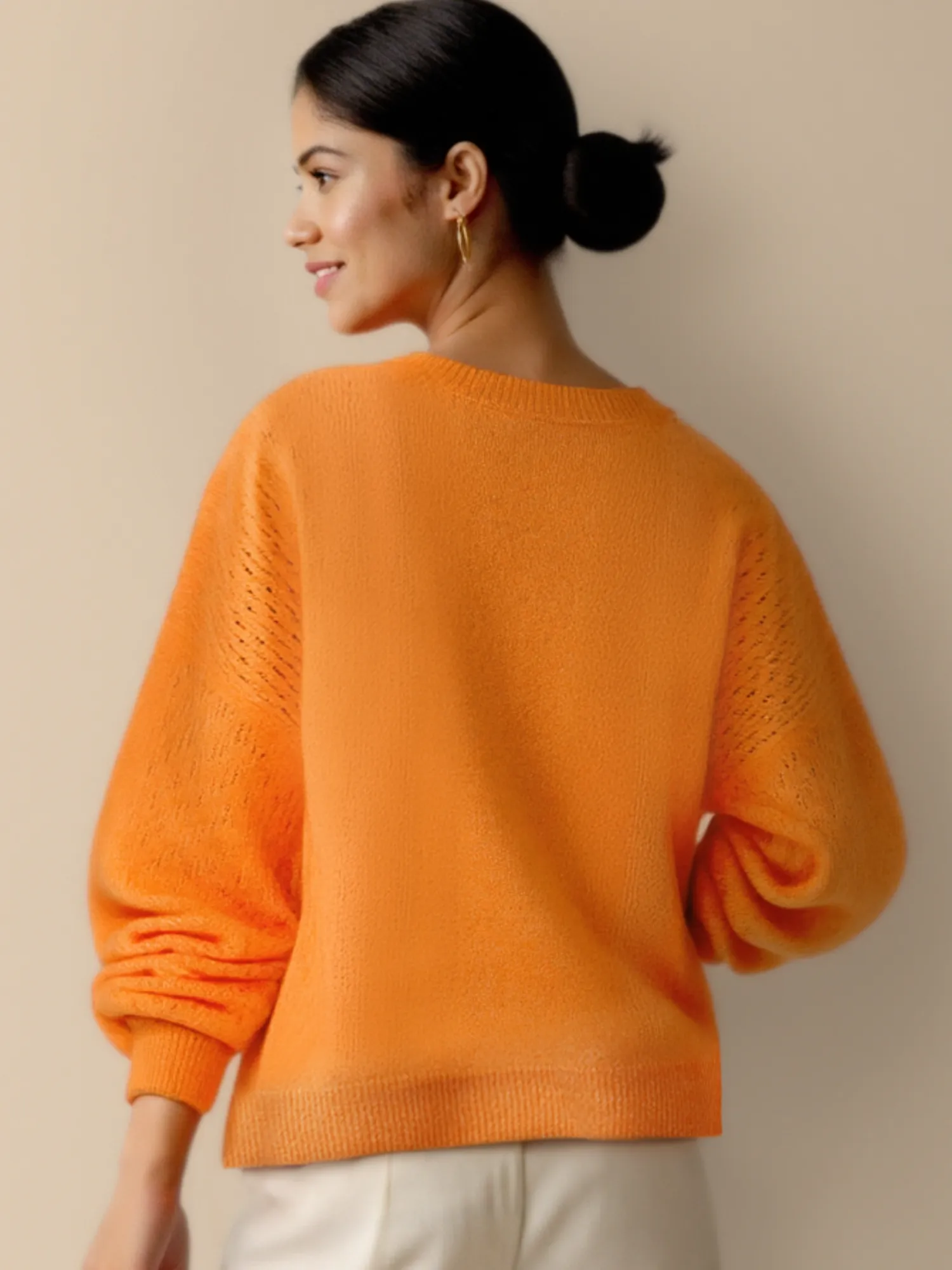 Long Sleeve Bobble Sweater