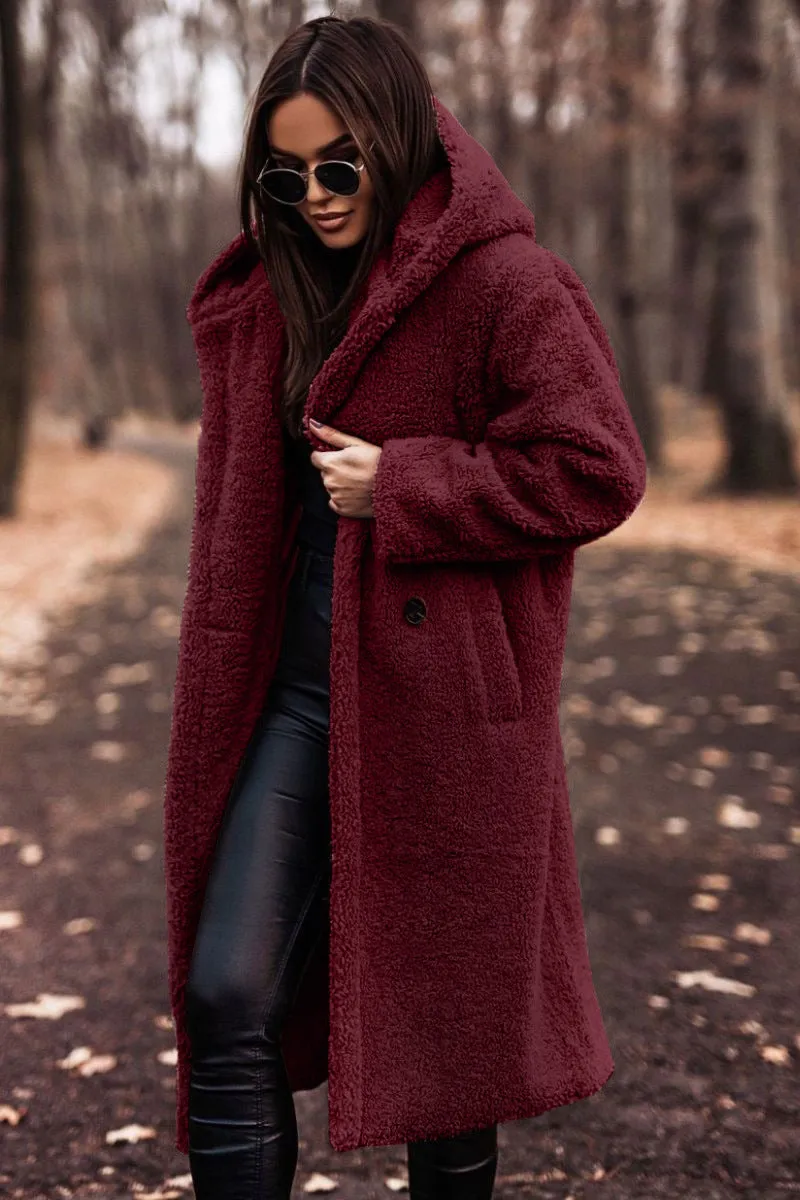 Long woolen coat