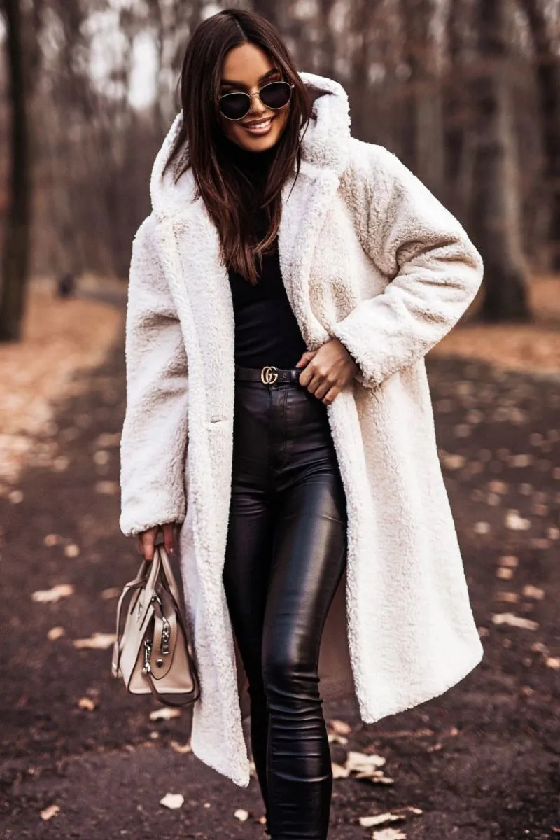 Long woolen coat