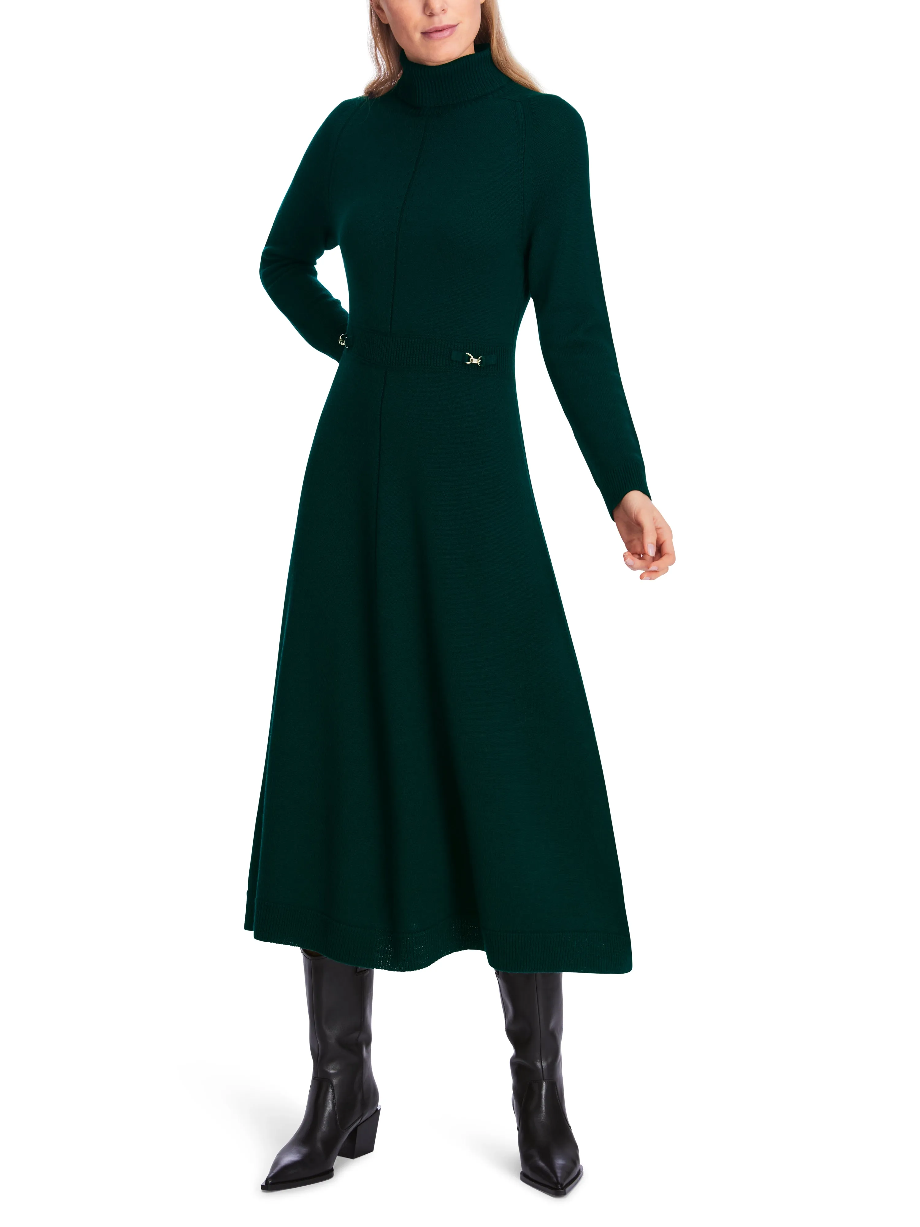 MARC CAIN Green Dress