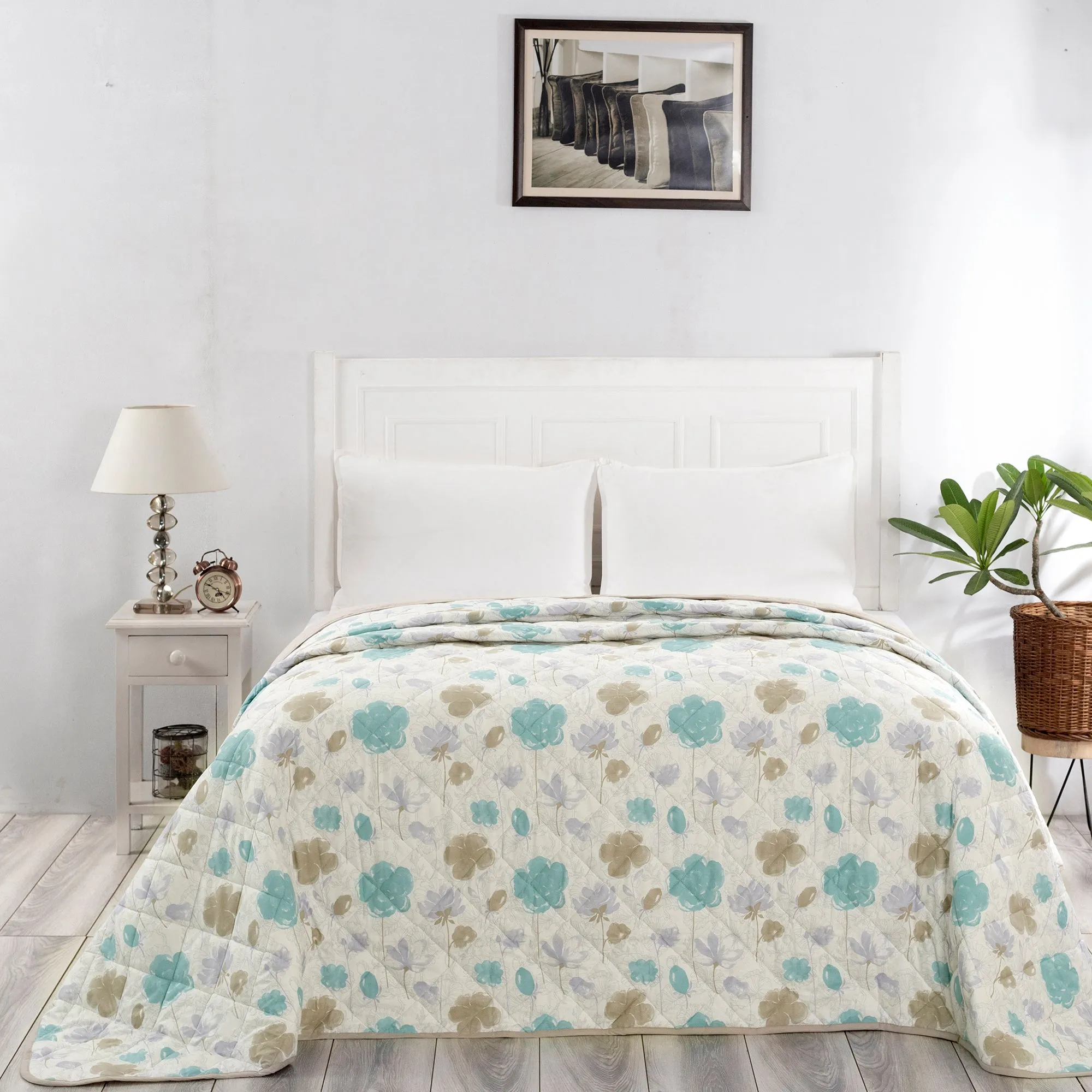 Medison Light Weight Extreme Winter Quilt Multi Pastel