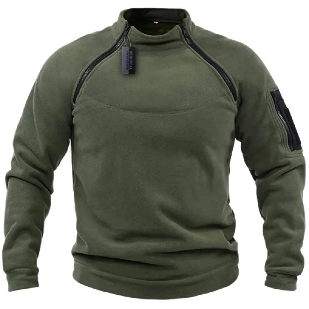Men's Comfortable Warm Army Jumper | Ideal for Autumn/Winter