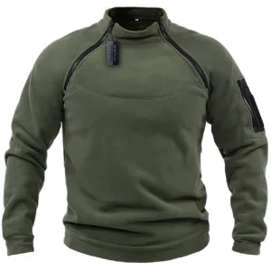 Men's Comfortable Warm Army Jumper | Ideal for Autumn/Winter