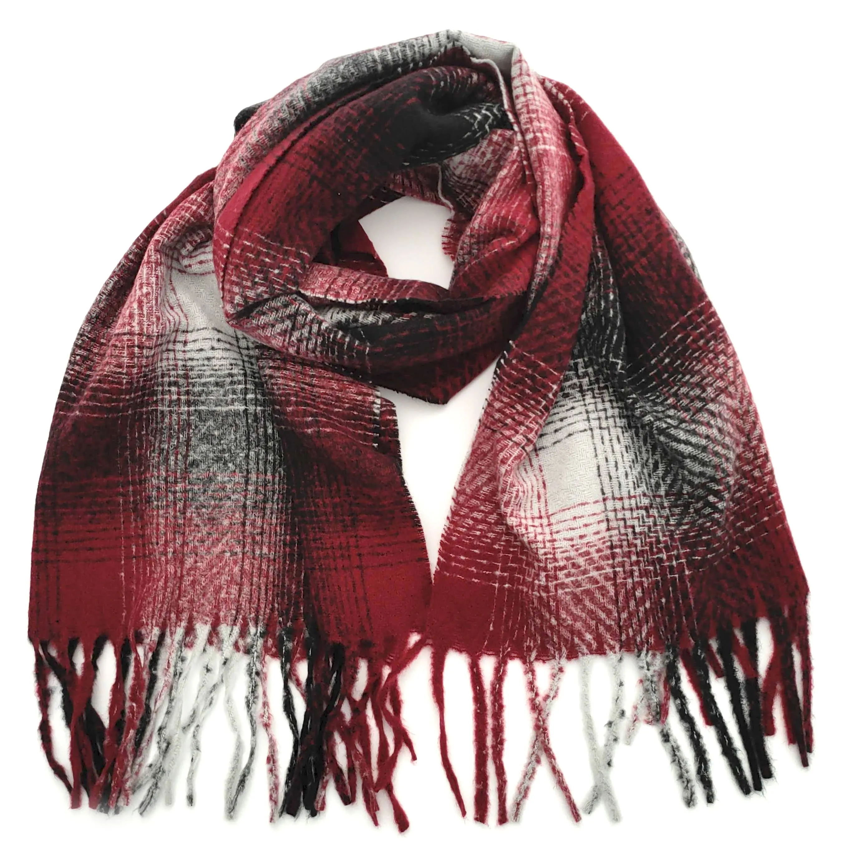Mens Scarf & Glove Gift Set - Red