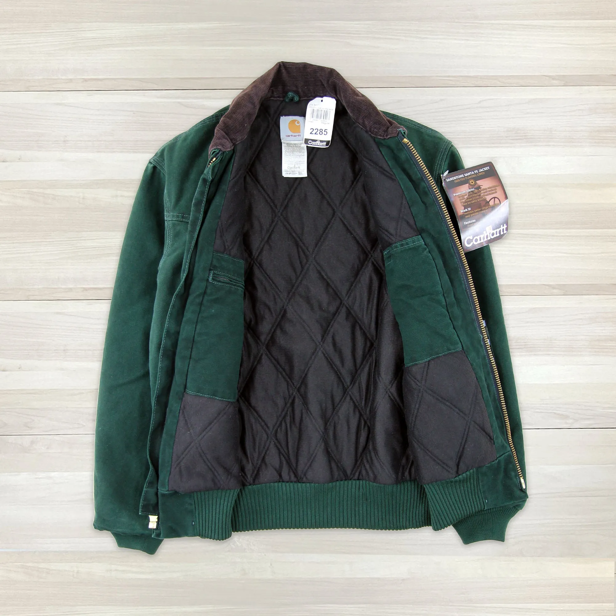 Men's Vintage Carhartt J14 SPC (Spruce) Santa Fe Jacket NWT - Small