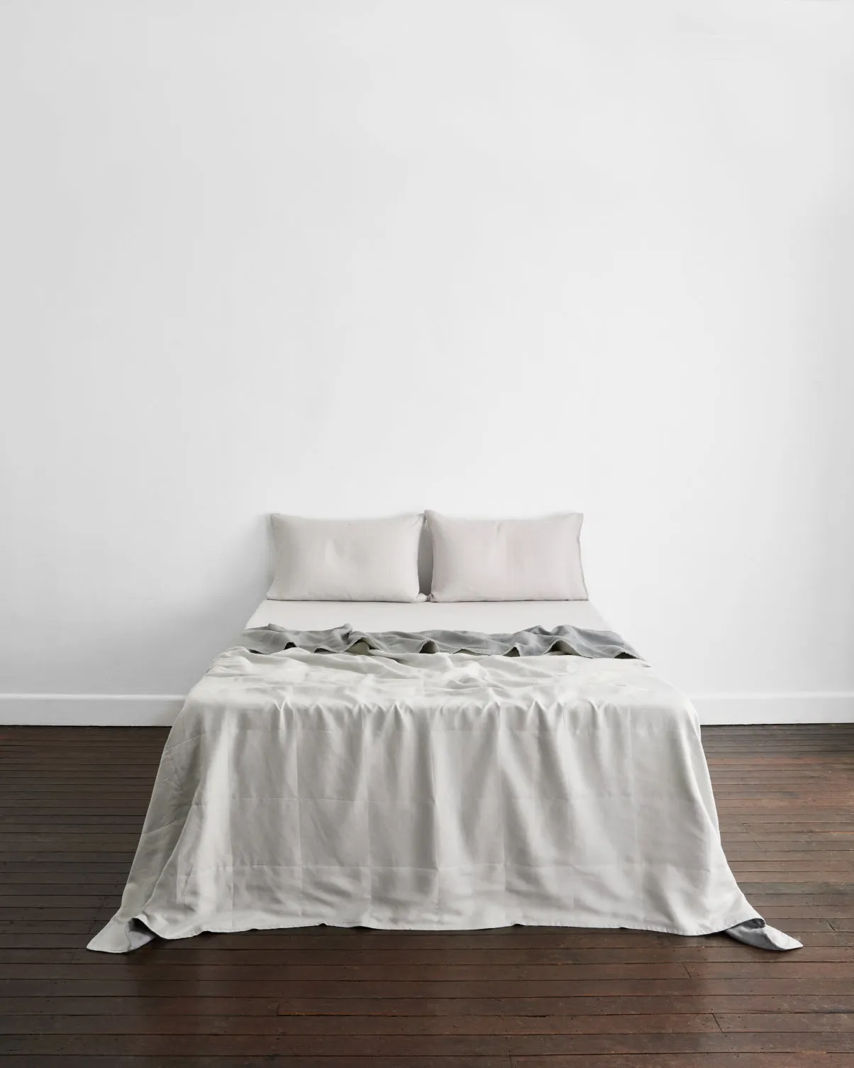 Mineral & Fog 100% French Flax Linen Quilt Set