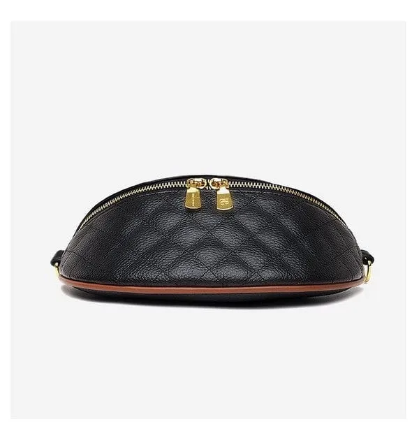 Myra Quilted Leather Crescent Sling Bag *Online Only*
