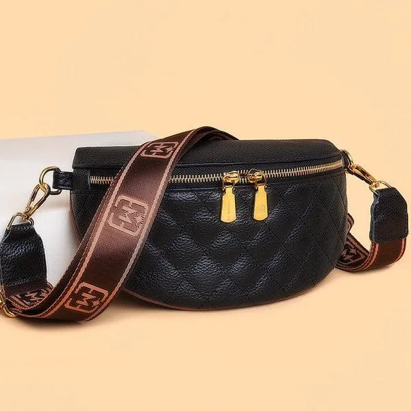 Myra Quilted Leather Crescent Sling Bag *Online Only*