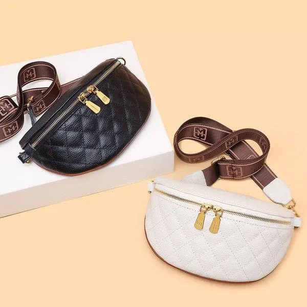 Myra Quilted Leather Crescent Sling Bag *Online Only*