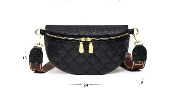 Myra Quilted Leather Crescent Sling Bag *Online Only*