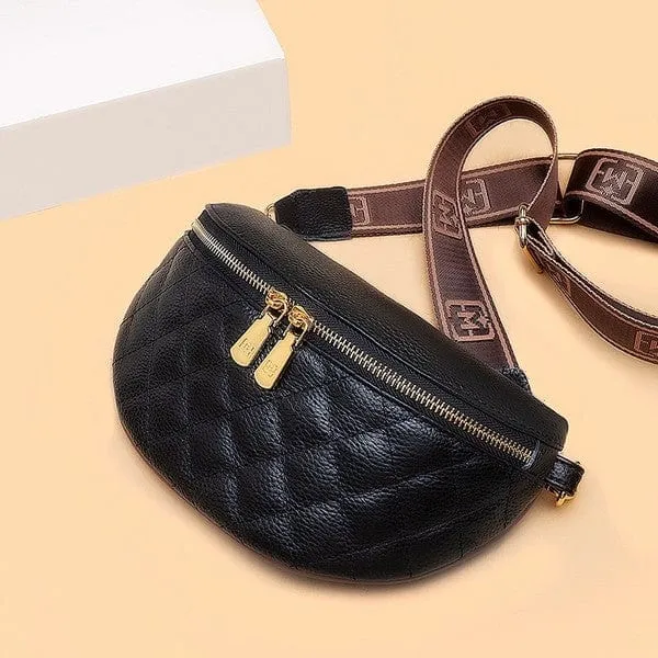 Myra Quilted Leather Crescent Sling Bag *Online Only*