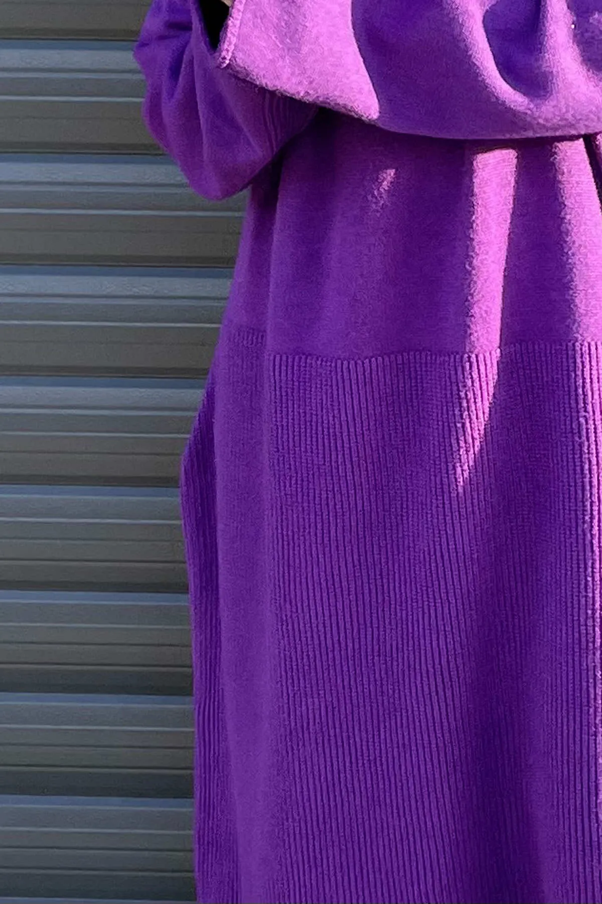 Natalia Knitted Dress Purple