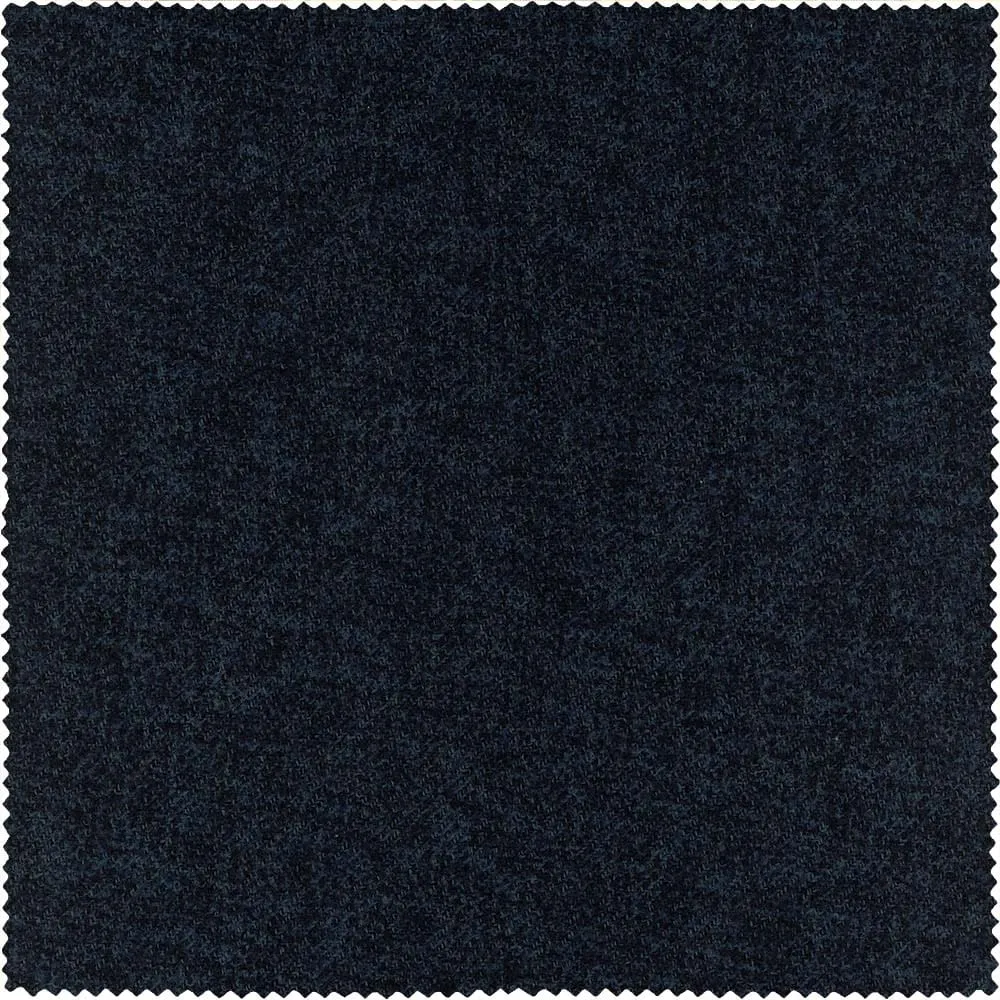 Navy Cotton Tweed